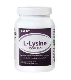 Аминокислота GNC L-lysine 1000 мг 90 таблеток