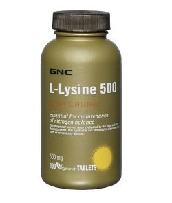 Аминокислота GNC L-lysine 500 мг 100 таблеток