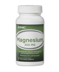 Витамины и минералы GNC Magnesium 250 мг 90 таблеток