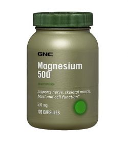 Витамины и минералы GNC Magnesium 500 мг 120 капсул