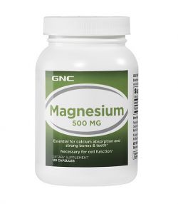 Витамины и минералы GNC Magnesium 500 мг 120 капсул