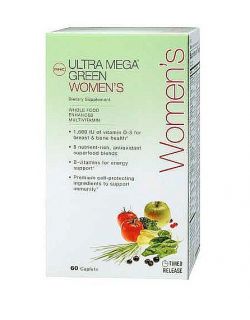 Витамины и минералы GNC Ultra Mega Green Womens 60 таблеток