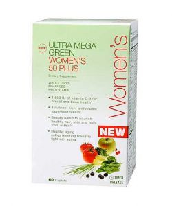 Витамины и минералы GNC Ultra Mega Green Womens 50 Plus