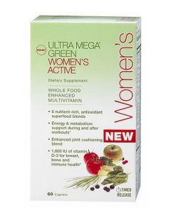 Витамины и минералы GNC Ultra Mega Green Womens Active 60 таблеток