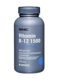 Витамины и минералы GNC Vitamin B-12 1500 90 капсул