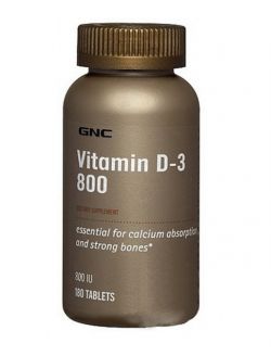 Витамины GNC Vitamin D-3 800 180 таблеток