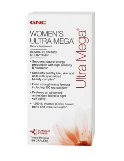 Витамины и минералы GNC Womens Ultra Mega 180 таблеток