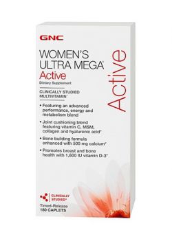 Витамины и минералы GNC Womens Ultra Mega Active 180 таблеток