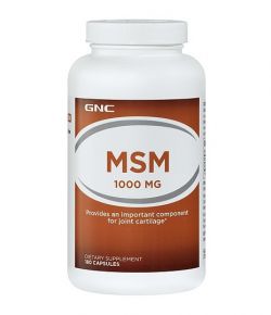 Для суставов и связок GNC MSM 1000 180 капсул