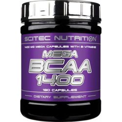 Аминокислоты Scitec Nutrition Mega BCAA 1400 180 капсул