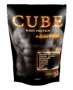 Протеин с карнитином Power Pro Whey Protein CUBE 1 кг