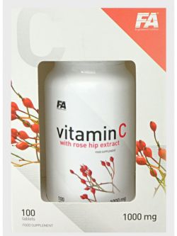 Fitness Authority Vitamin C with rose hip extract 100 таб