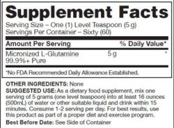 состав Gaspari Nutrition Glutamine 300 гр
