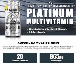 MuscleTech Platinum Multi Vitamin 90 кап