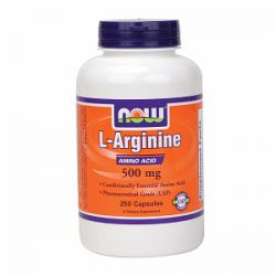 NOW Arginine 500 mg 250 кап