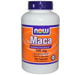 Витамины и Минералы NOW Foods Maca 500 мг 250 капсул