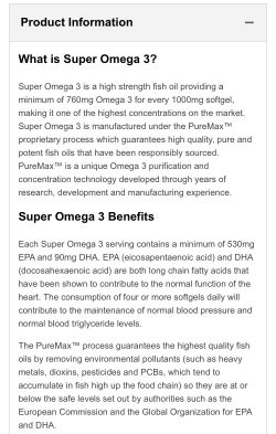 Myprotein Super Omega 3 1000 mg 90 кап