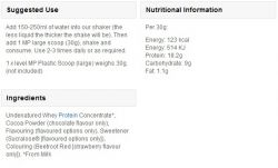 состав Myprotein Essential Whey 60 2,5 к
