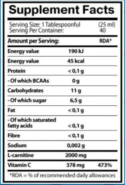 состав ATOMIXX L-CARNI MAXX Liquid 1 л