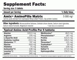 состав Аминокислоты Amix Amino Pills 660 таблеток