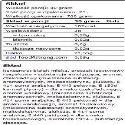 состав Ostrovit Micellar Casein 700 гр