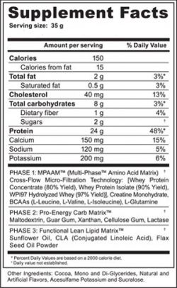 состав Протеин 4 Dimension Nutrition Whey Phase 4,5 килограмм