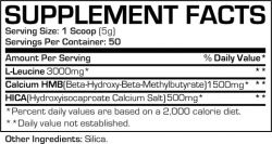 состав Аминокиcлоты ProSupps L-Leucine Matrix 250 255 грамм