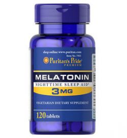 Мелатонин Puritan`s Pride Melatonine 3 мг 120 капсул