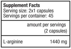состав BioTech L-Arginine 90 кап