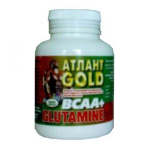 Аминокислоты Атлант Glutamine + BCAA 100таб
