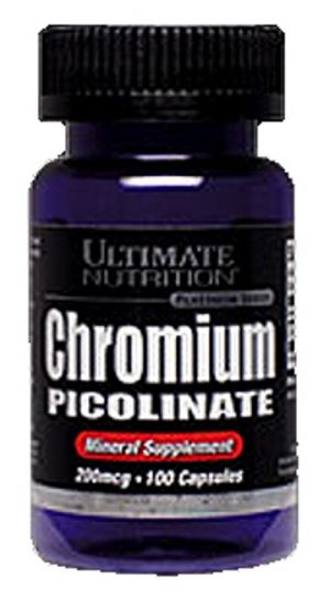 Стимулятор Ultimate Nutrition Chromium Picolinate 100 капсул