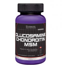 Препарат для суставов и связок Ultimate Nutrition Glucosamine & Chondroitin MSM 90 таблеток