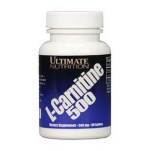 Жиросжигатель Ultimate Nutrition L - carnitine 500mg 60 таблеток 