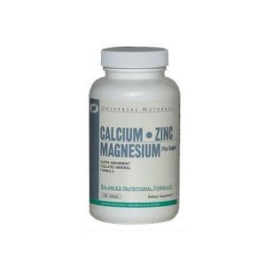 Витамины и минералы Universal Nutrition Calcium-Zinc-Magnesium 100 таблеток 